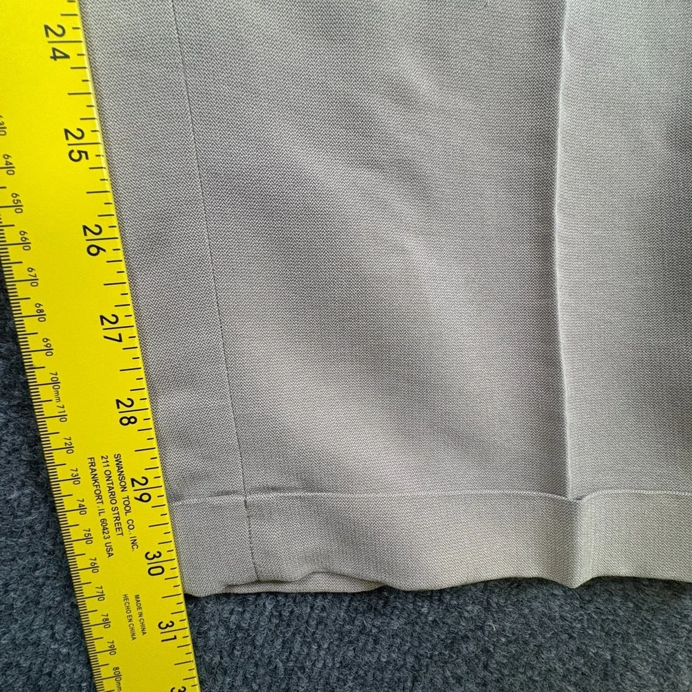 Geoffrey Beene Dress Pants Mens 38x30.5 Beige‎ Pleated Front Straight Leg Formal